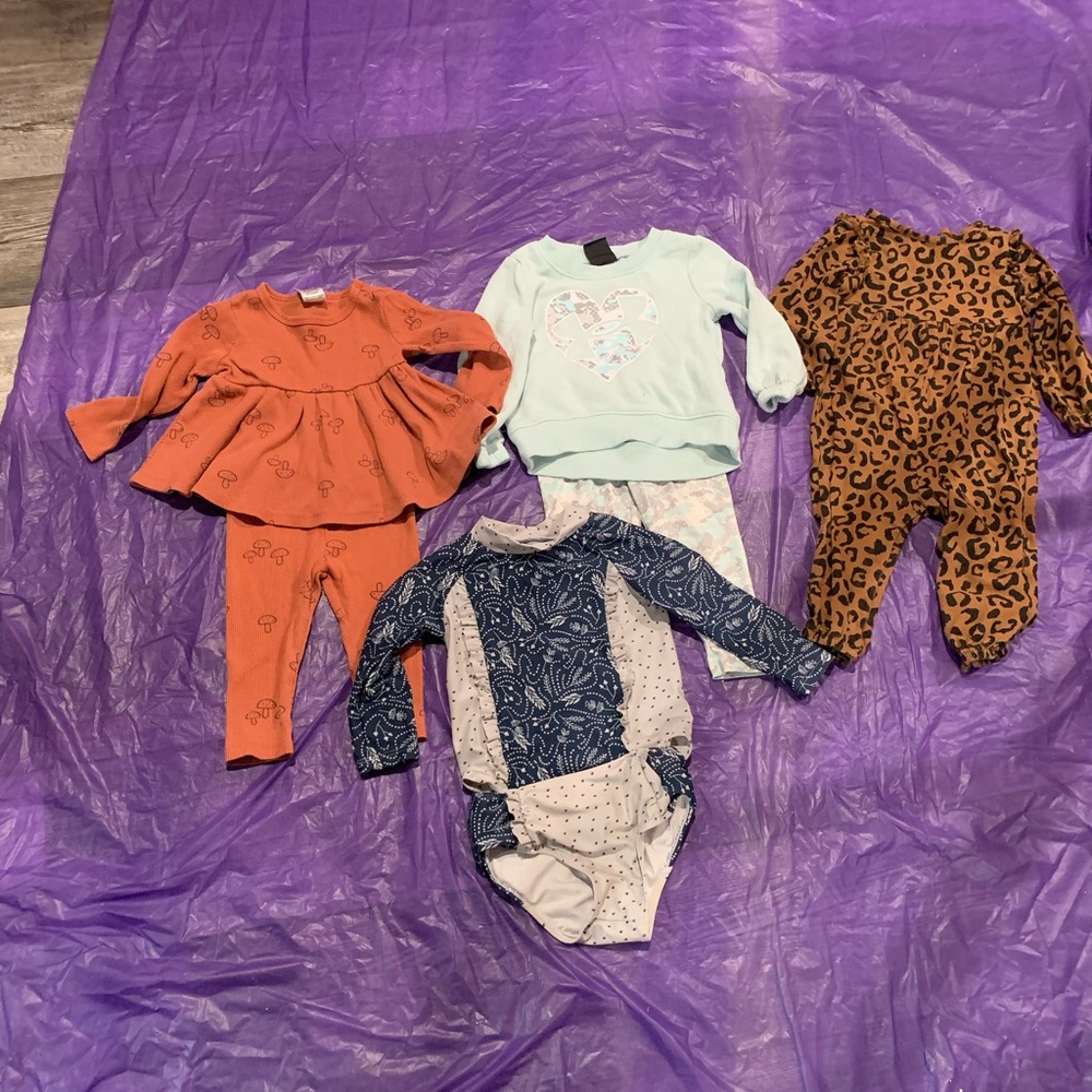 Under Armour Kids Matching Sets - Orange, Blue, Leopard
